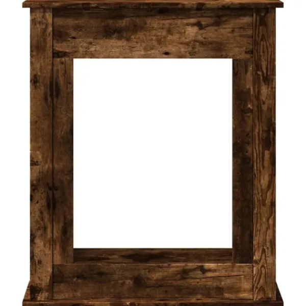 vidaXL Spiselkrans rökfärgad ek 75x20x87,5 cm konstruerat trä
