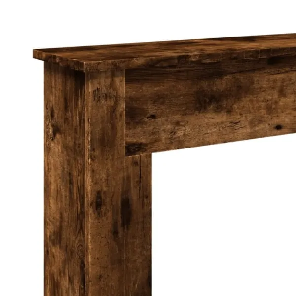 vidaXL Spiselkrans rökfärgad ek 75x20x87,5 cm konstruerat trä