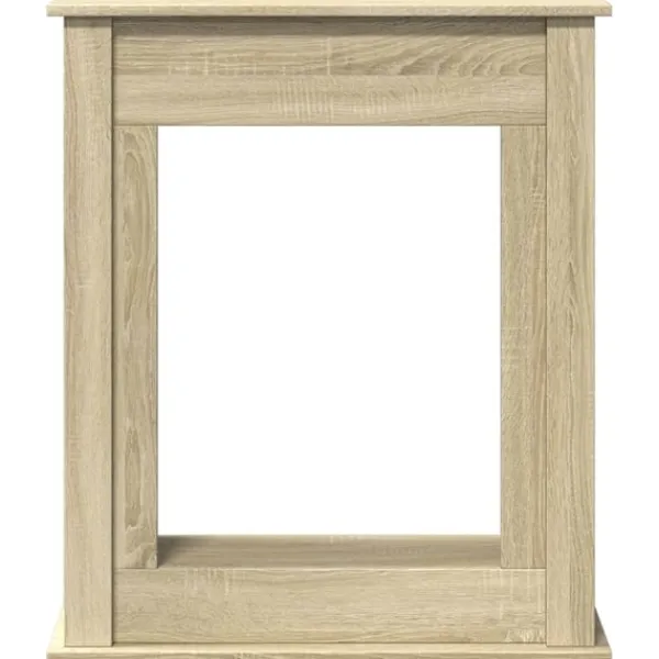 Outlet Spiselkrans sonoma-ek 75x20x87,5 cm konstruerat trä Öppna Spisar