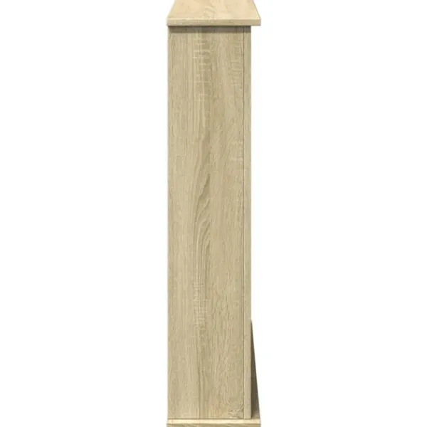 Outlet Spiselkrans sonoma-ek 75x20x87,5 cm konstruerat trä Öppna Spisar