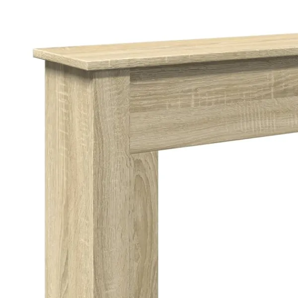 Outlet Spiselkrans sonoma-ek 75x20x87,5 cm konstruerat trä Öppna Spisar