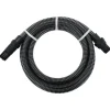 Sugslang med kopplingar mässing svart 1" 10 m PVC - Vattenslangar Bevattning