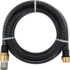 Clearance sugslang med mässingsanslutningar Svart 1,1" 3 m PVC 151054 Bevattning