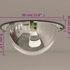 Sale Trafikspeglar kupol Ø30 cm 360° akryl - Väg- & trafikskyltar Säkerhetsspeglar