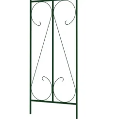 vidaXL Trädgårdsbåge mörkgrön 120x38x258 cm järn - Bersåer, spaljéer & pergolor