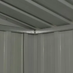 vidaXL Trädgårdsbod antracit stål - Förråd & Redskapsbodar