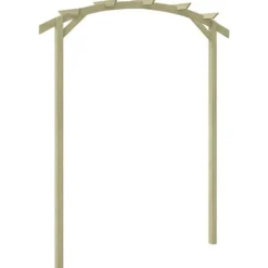 Clearance Trädgårdspergola 180x210x40 cm Impregnerad Furu Valvbågar, Spaljéer, Bersåer & Pergolor