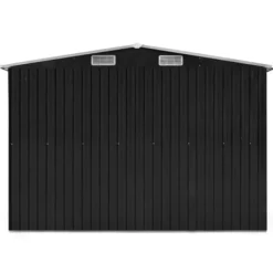 vidaXL Trädgårdsskjul antracit 257x990x181 cm galvaniserat stål - Förråd & Redskapsbodar