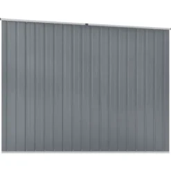 Discount Trädgårdsskjul grå 195x198x159 cm galvaniserat stål - Förråd & Redskapsbodar Skjul, Garage & Carports