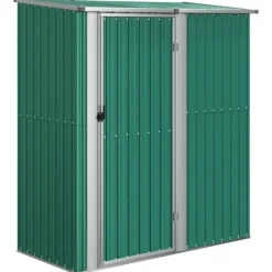 Clearance Trädgårdsskjul grön 180,5x97x209,5 cm galvaniserat stål - Förråd & Redskapsbodar Skjul, Garage & Carports