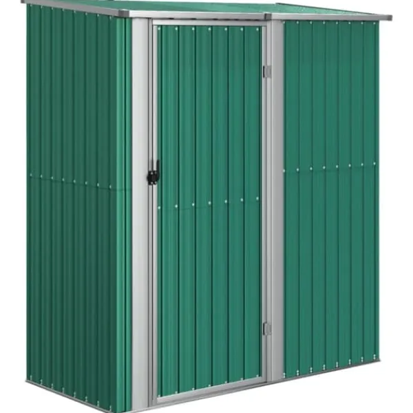 Clearance Trädgårdsskjul grön 180,5x97x209,5 cm galvaniserat stål - Förråd & Redskapsbodar Skjul, Garage & Carports