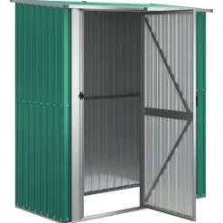 Clearance Trädgårdsskjul grön 180,5x97x209,5 cm galvaniserat stål - Förråd & Redskapsbodar Skjul, Garage & Carports
