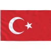vidaXL Turkiets flagga 90x150 cm