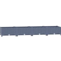 vidaXL Upphöjd odlingslåda 160x40x23 cm polypropen - Krukor & odlingslådor