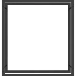 Discount Vedställ matt svart 80x28x86 cm stål - Vedställ & vedkorgar Tillbehör Till Vedeldade Kaminer & Öppna Spisar