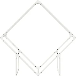 New Vedställ vit 100x25x100 cm kallvalsat stål Tillbehör Till Vedeldade Kaminer & Öppna Spisar