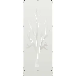vidaXL Vedställ vit 40x30x80 cm kallvalsat stål
