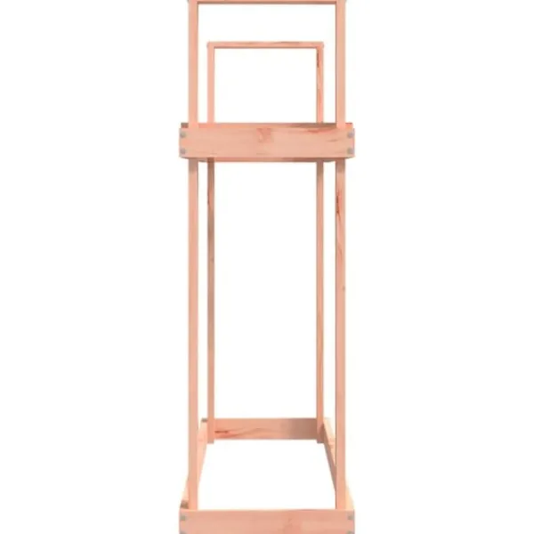 Outlet Vedställ 110x35x108,5 cm massiv douglas - Tillbehör till vedställ & vedkorgar Tillbehör Till Vedeldade Kaminer & Öppna Spisar