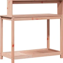 Outlet Växtbord med hyllor 108x50x109,5 cm massivt douglasträ - Växtställ Planteringsbänkar