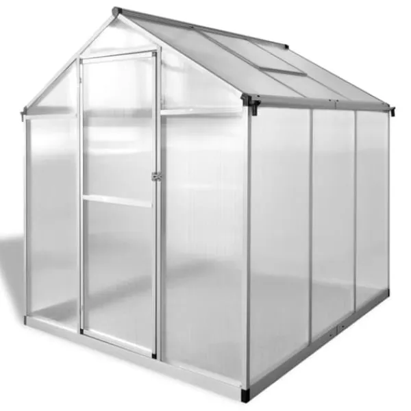 Växthus 3,46 m² förstärkt aluminium - Växthus Växthus