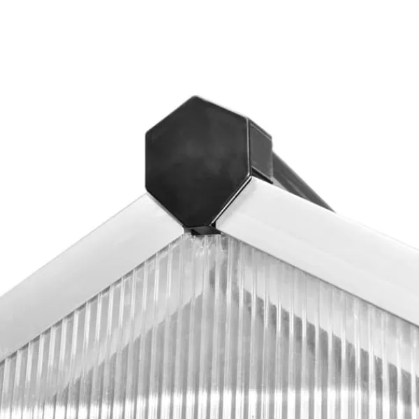 Växthus 3,46 m² förstärkt aluminium - Växthus Växthus