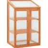 vidaXL Växthus 60x45x100 cm granträ - Växthus