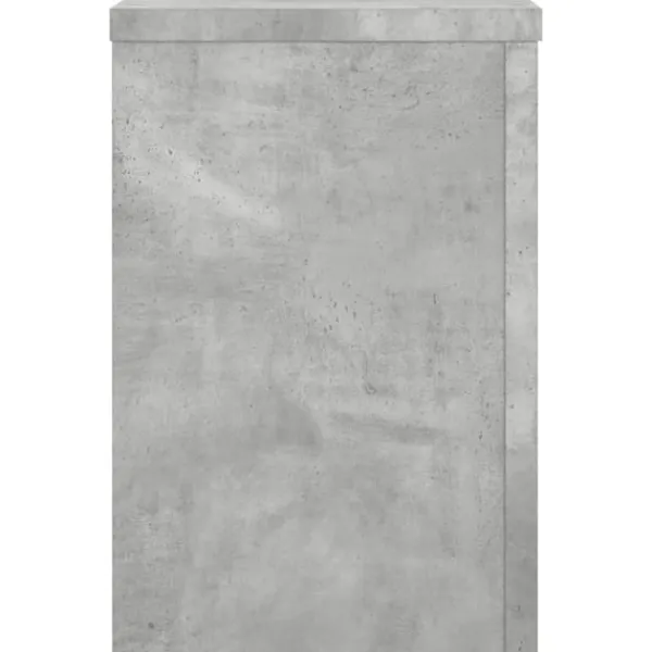 Outlet Växtställ 2 st betonggrå 25x25x35 cm konstruerat trä Växtställ