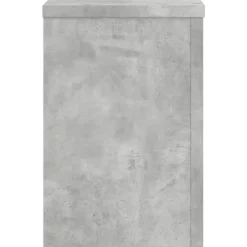 Outlet Växtställ 2 st betonggrå 25x25x35 cm konstruerat trä Växtställ