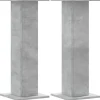 vidaXL Växtställ 2 st betonggrå 30x30x80 cm konstruerat trä