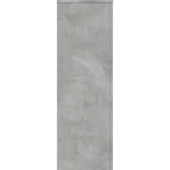 vidaXL Växtställ 2 st betonggrå 33x33x100 cm konstruerat trä