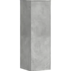 vidaXL Växtställ 2 st betonggrå 33x33x100 cm konstruerat trä