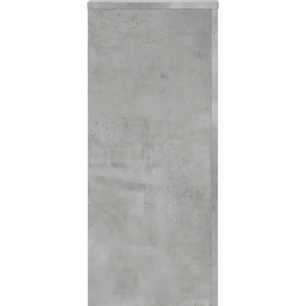 vidaXL Växtställ 2 st betonggrå 30x30x70 cm konstruerat trä