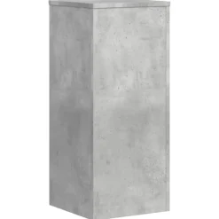 vidaXL Växtställ 2 st betonggrå 30x30x70 cm konstruerat trä
