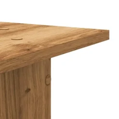 Clearance Växtställ 2 st ek 30x30x80 cm konstruerat trä Växtställ