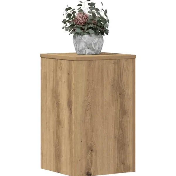 vidaXL Växtställ 2 st ek 30x30x50 cm konstruerat trä