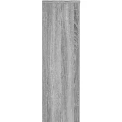 vidaXL Växtställ 2 st grå sonoma 25x25x80 cm konstruerat trä