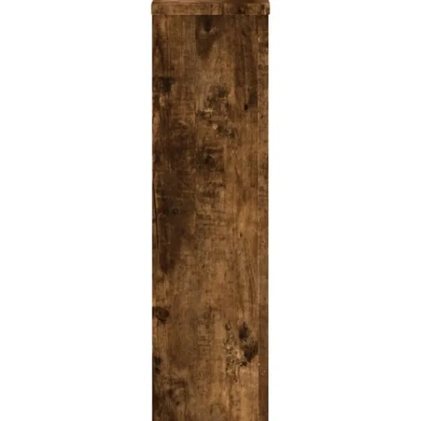 Online Växtställ 2 st rökfärgad ek 17x17x60 cm konstruerat trä Växtställ
