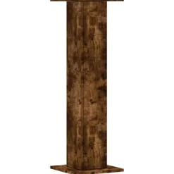 vidaXL Växtställ 2 st rökfärgad ek 30x30x95 cm konstruerat trä