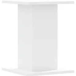 Växtställ 2 st vit 30x30x40 cm konstruerat trä Växtställ