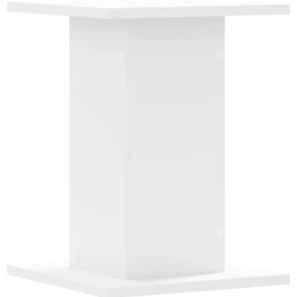 Växtställ 2 st vit 30x30x40 cm konstruerat trä Växtställ