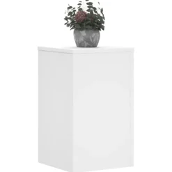 vidaXL Växtställ 2 st vit 30x30x50 cm konstruerat trä