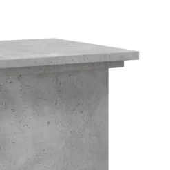 vidaXL Växtställ betonggrå 33x33x100 cm konstruerat trä