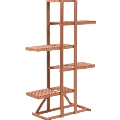 Best Växtställ cedarträ 86x36x139 cm - Växtställ Växtställ