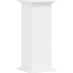 vidaXL Växtställ vit 33x33x80 cm konstruerat trä