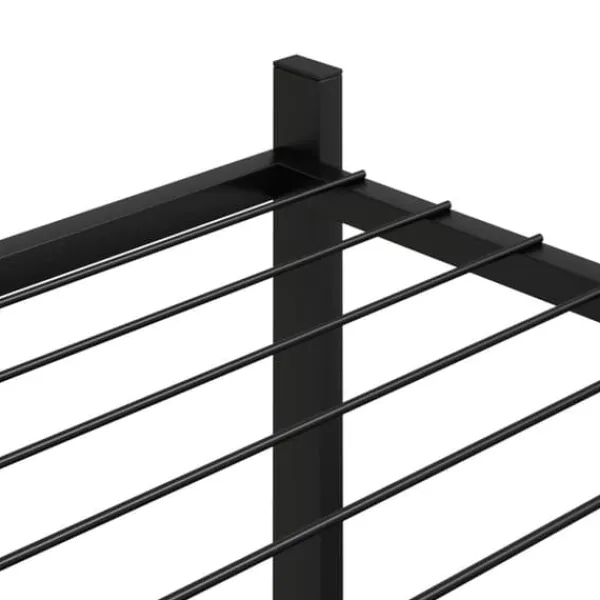 Växtställ 83x25x80 cm svart järn - Växtställ Växtställ
