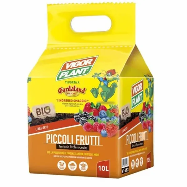 VIGORPLANT BIOLOGISKT JORD FÖR SMÅ FRUKTER 10 LT