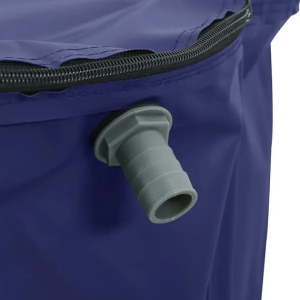 Vikbar vattentank 1000 L med kran - Slitstark PVC | Färg: Grön | Storlek: 1000 L