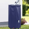 Sale Vikbar vattentank med kran 380 L - Slitstark PVC | Färg: Grön | Storlek: 380 L Regntunnor