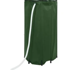 New Vikbar vattentank med kran 380 L - PVC, slitstark | Färg: Grön | Storlek: 380 L Regntunnor