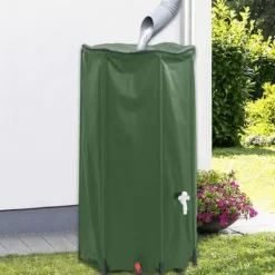Sale Vikbar vattentank med kran 100L - Regntunna PVC | Färg: Grön | Storlek: 100 L Regntunnor